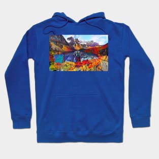 Moraine Lake and the Valley of the Ten Peaks Hoodie